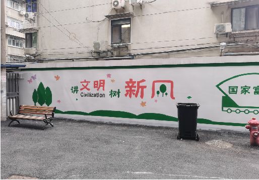 芒市社区墙绘